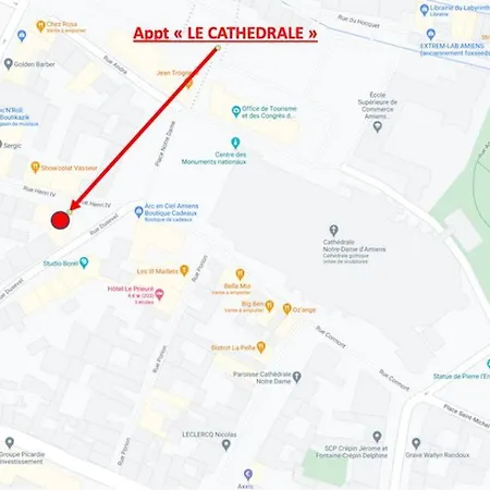 Le Cathedrale Face A La Cathedrale, 6 Couchages Amiens